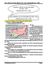 Tài liệu ôn tập Lịch sử lớp 12 - Bài 2 Liên Xô và các nước Đông Âu (1945  1991), Liên Bang Nga (1991  2000)